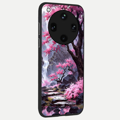  Pink Sunflower Glow back cover For Oppo Find X8 Ultra slim fit glass case with vibrant aesthetic design