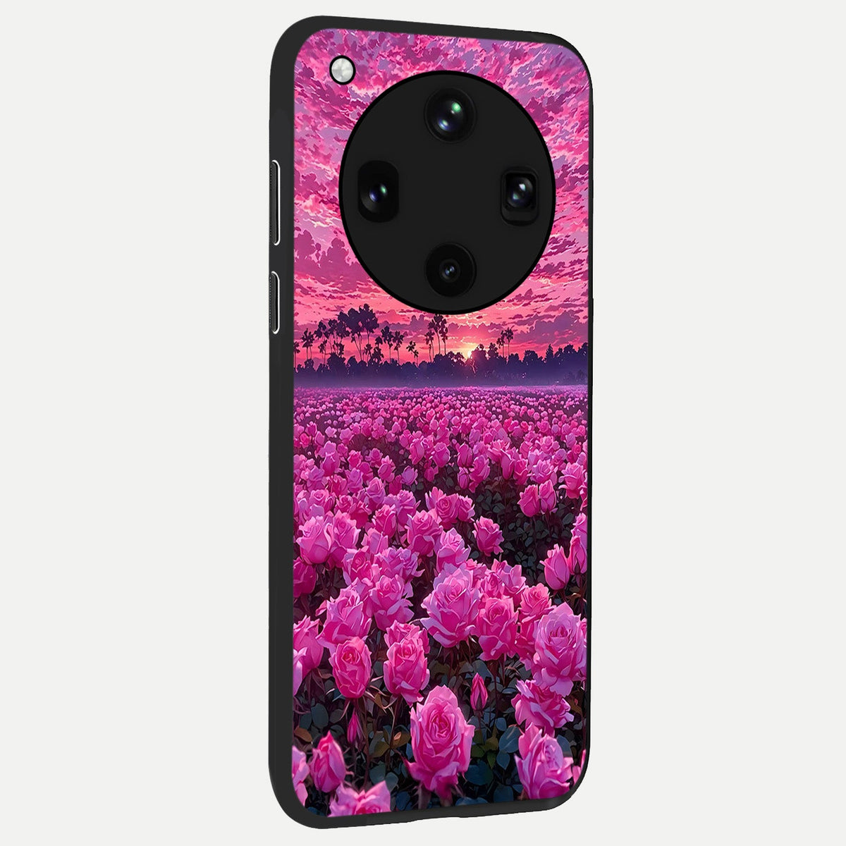  Rose Sunset Valley back cover For Oppo Find X8 Ultra slim fit glass case with vibrant aesthetic design