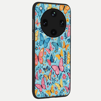  Spring Wing Garden back cover For Oppo Find X8 Ultra slim fit glass case with vibrant aesthetic design