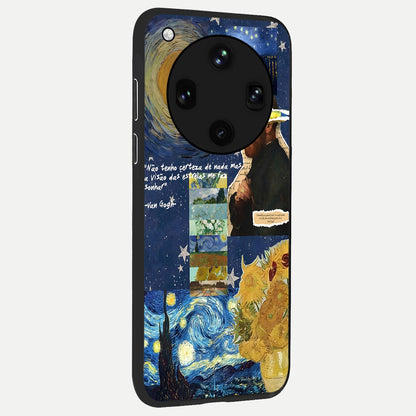  Starry Dream Vision back cover For Oppo Find X8 Ultra slim fit glass case with vibrant aesthetic design