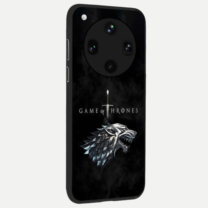  Throne Wolf Legacy back cover For Oppo Find X8 Ultra slim fit glass case with vibrant aesthetic design