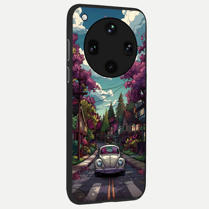  Vintage Street Drive back cover For Oppo Find X8 Ultra slim fit glass case with vibrant aesthetic design