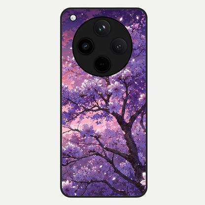  Blossom Tree Glass Case For Oppo Find X8 Pro back cover – full design glossy printed glass finish