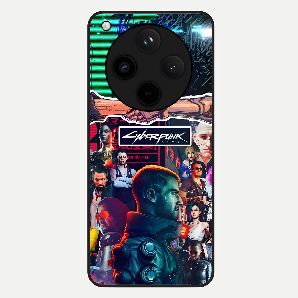  CYBERPUNK Legacy Glass Case For Oppo Find X8 Pro back cover – full design glossy printed glass finish