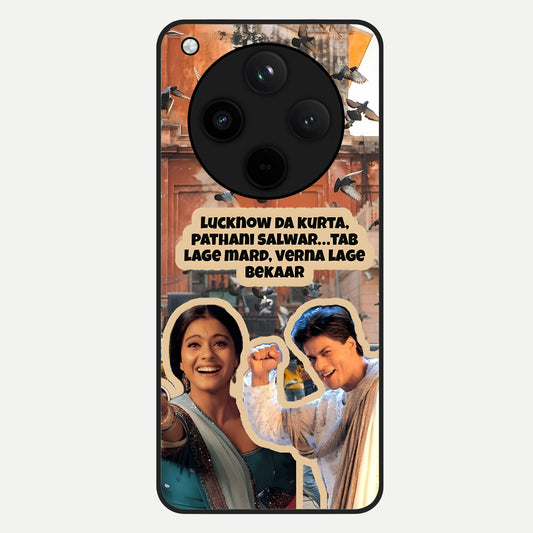  Desi Retro Vibes Glass Case For Oppo Find X8 Pro back cover – full design glossy printed glass finish