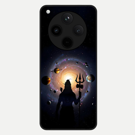  Galactic Shiva Vision Glass Case For Oppo Find X8 Pro back cover – full design glossy printed glass finish