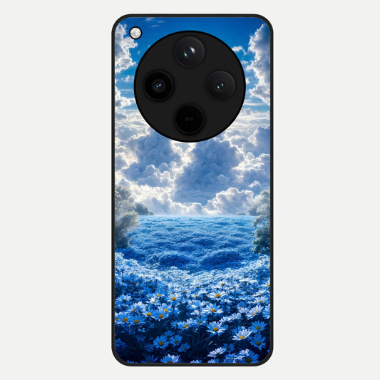  Heavenly Daisy Horizon Glass Case For Oppo Find X8 Pro back cover – full design glossy printed glass finish