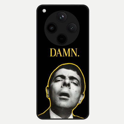  Mr Bean Damn Glass Case For Oppo Find X8 Pro back cover – full design glossy printed glass finish