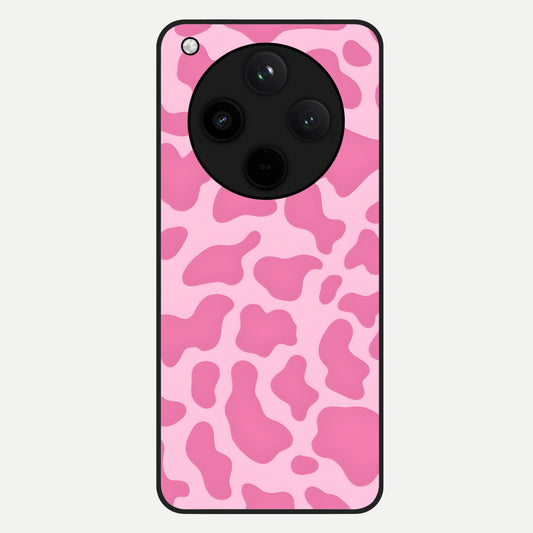  Pinkish Scenery Glass Case For Oppo Find X8 Pro back cover – full design glossy printed glass finish