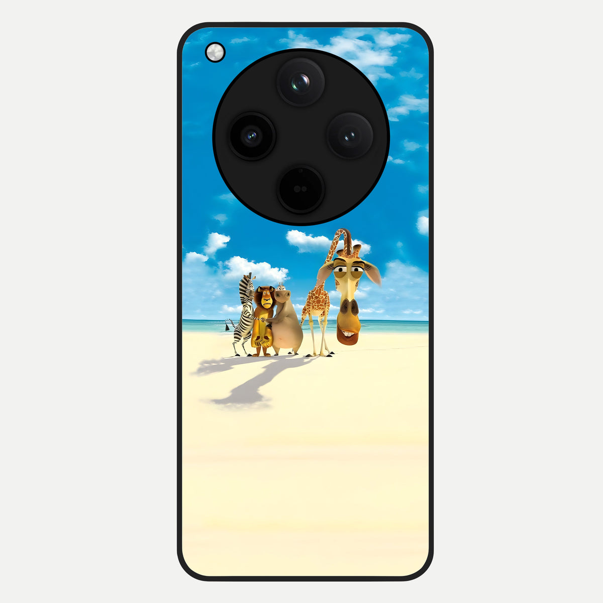  Tropical Fun Squad Glass Case For Oppo Find X8 Pro back cover – full design glossy printed glass finish