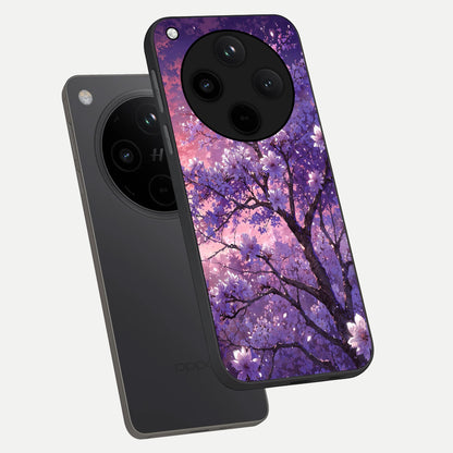  Blossom Tree phone case For Oppo Find X8 Pro showing premium glass back cover with detailed artwork