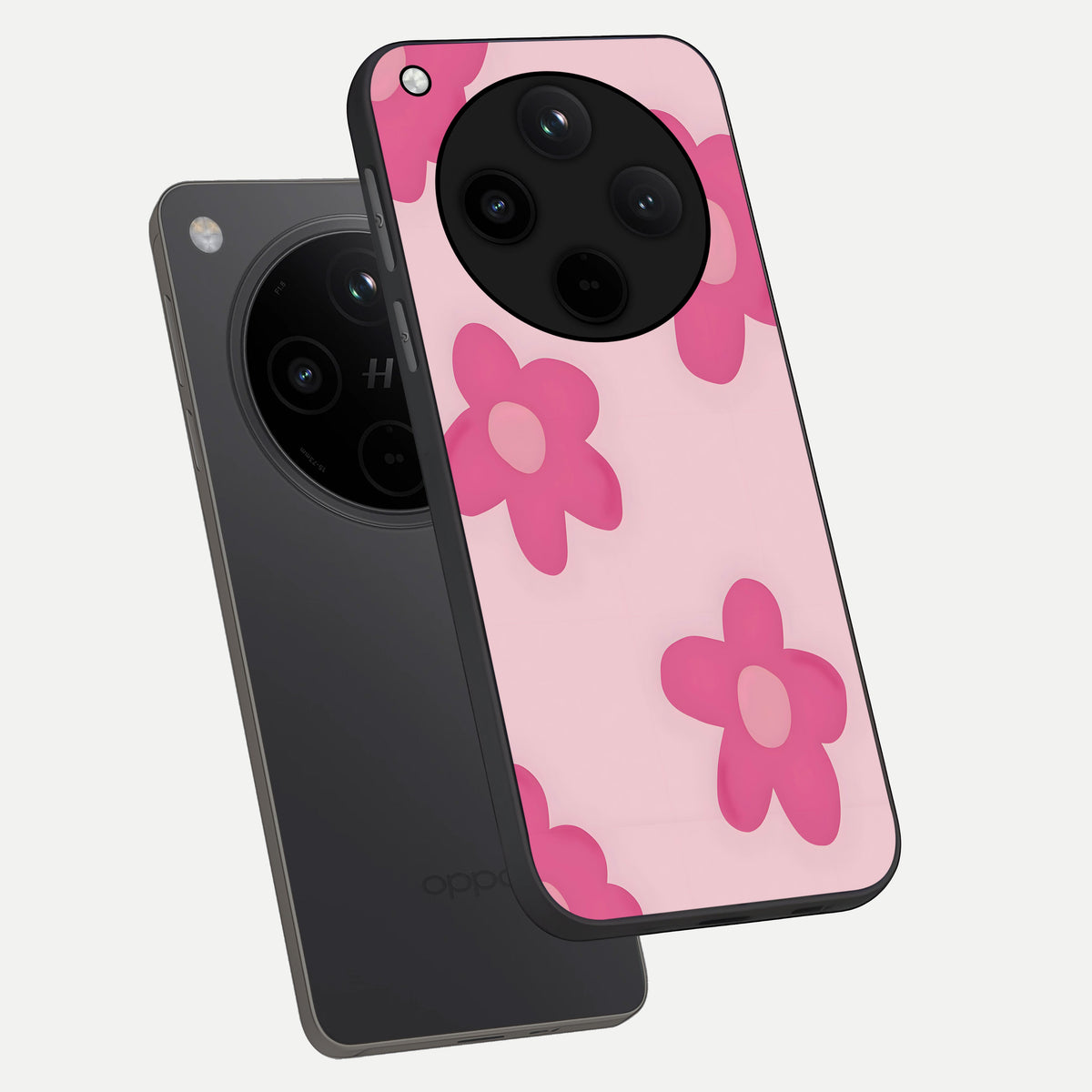  Candy Bloom Dreams phone case For Oppo Find X8 Pro showing premium glass back cover with detailed artwork