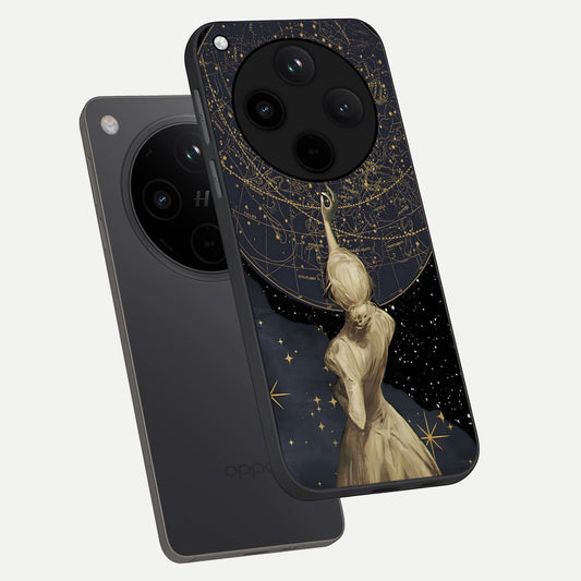  Taylor Swift Girl phone case For Oppo Find X8 Pro showing premium glass back cover with detailed artwork