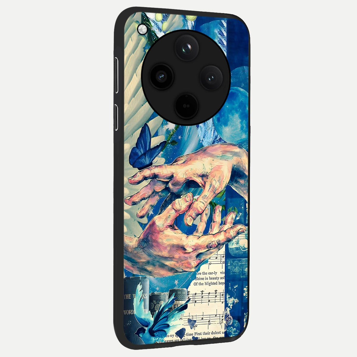  Aesthetic Divider back cover For Oppo Find X8 Pro slim fit glass case with vibrant aesthetic design