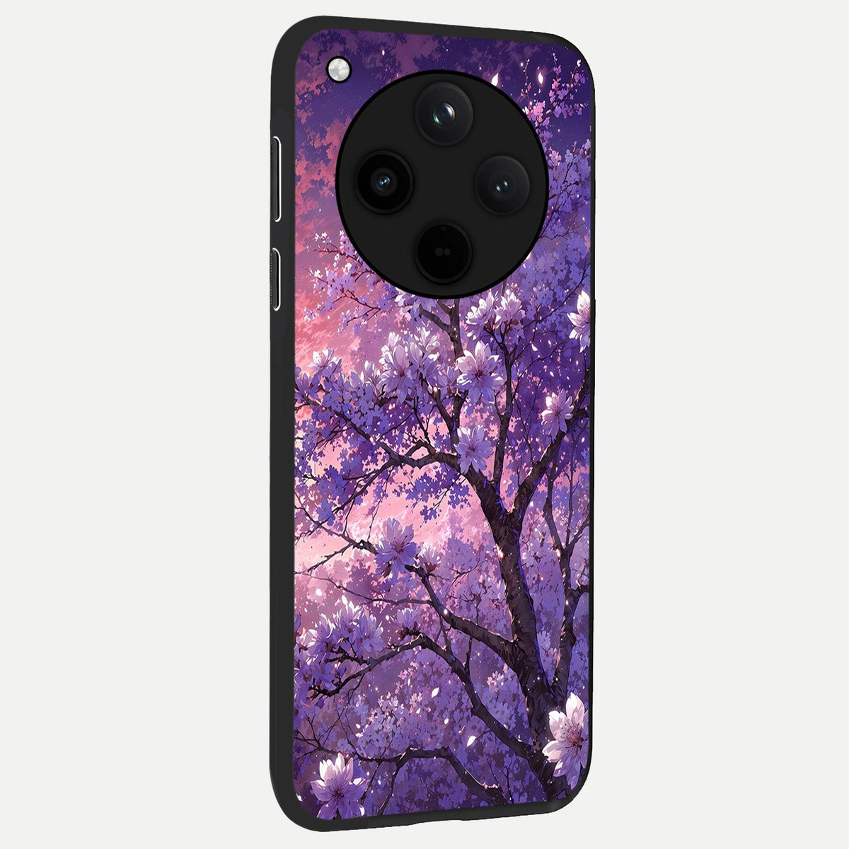  Blossom Tree back cover For Oppo Find X8 Pro slim fit glass case with vibrant aesthetic design