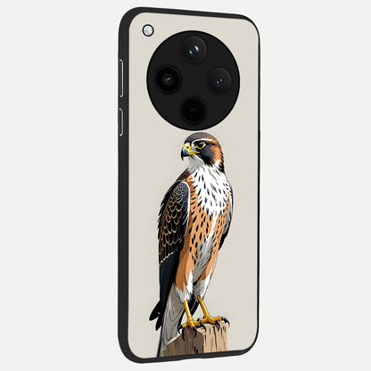  Clever Eagle back cover For Oppo Find X8 Pro slim fit glass case with vibrant aesthetic design