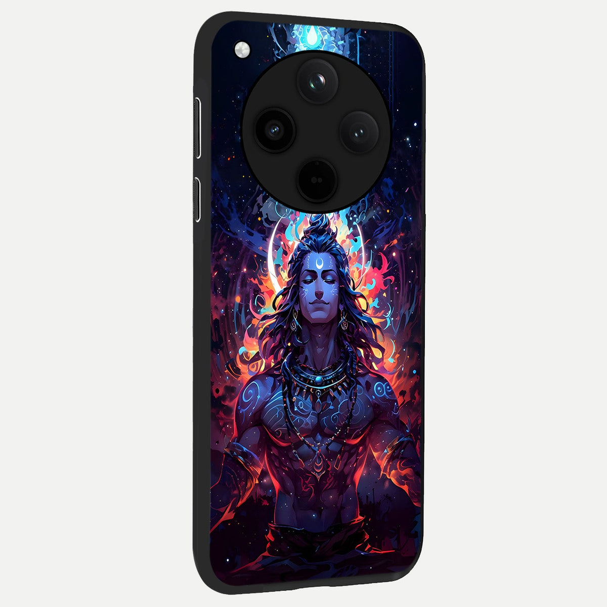  Divine Fire Shiv back cover For Oppo Find X8 Pro slim fit glass case with vibrant aesthetic design