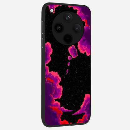  Galaxy Dream Frame back cover For Oppo Find X8 Pro slim fit glass case with vibrant aesthetic design