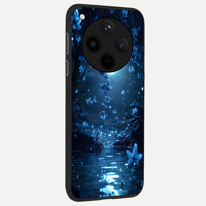  Moonlight Petal Dream back cover For Oppo Find X8 Pro slim fit glass case with vibrant aesthetic design