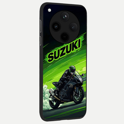  Suzuki Speed Beast back cover For Oppo Find X8 Pro slim fit glass case with vibrant aesthetic design