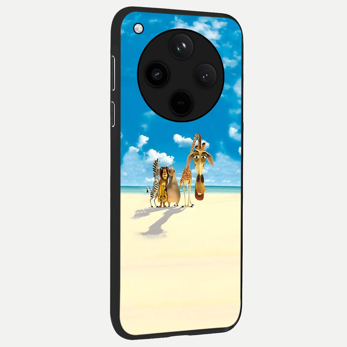  Tropical Fun Squad back cover For Oppo Find X8 Pro slim fit glass case with vibrant aesthetic design