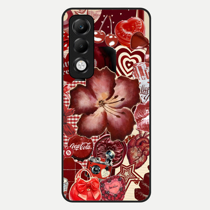  Aesthetic Little Freak Glass Case For Oppo K13x 5G back cover – full design glossy printed glass finish