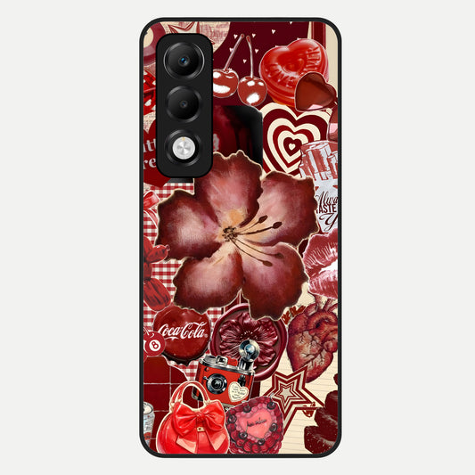 Aesthetic Little Freak Glass Case For Oppo K13x 5G back cover – full design glossy printed glass finish
