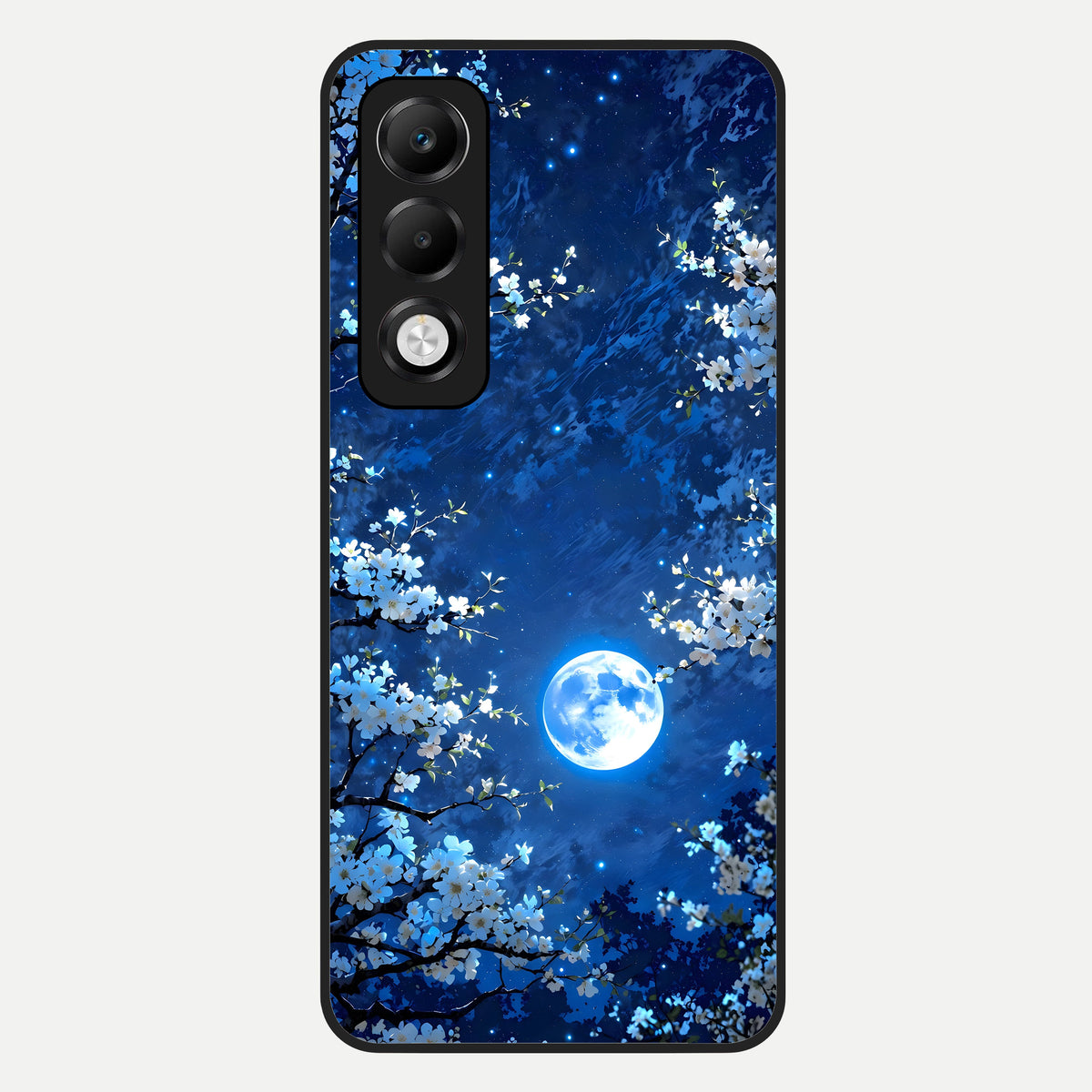  Blossom Moonlight Sky Glass Case For Oppo K13x 5G back cover – full design glossy printed glass finish