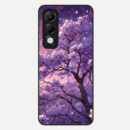  Blossom Tree Glass Case For Oppo K13x 5G back cover – full design glossy printed glass finish