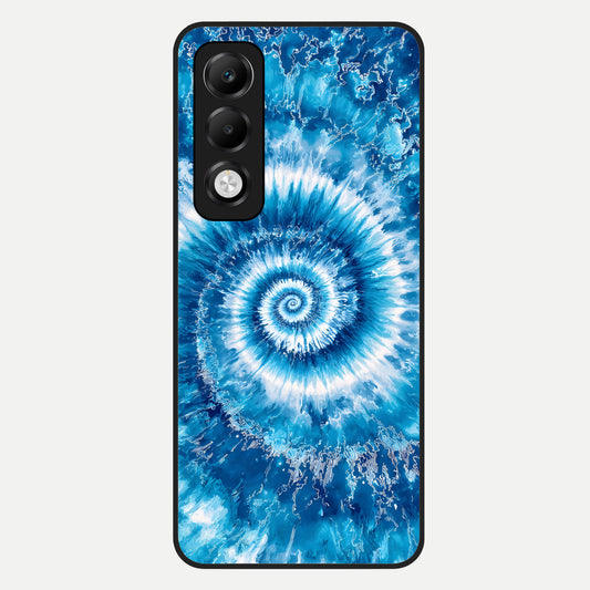  Blue Galaxy Wave Glass Case For Oppo K13x 5G back cover – full design glossy printed glass finish