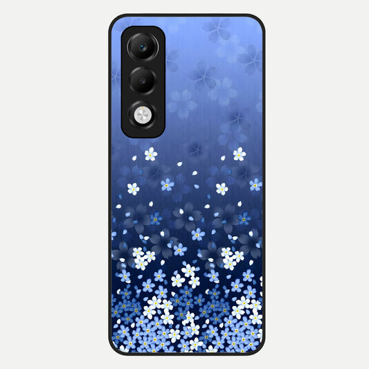  Blue Starry Glass Case For Oppo K13x 5G back cover – full design glossy printed glass finish