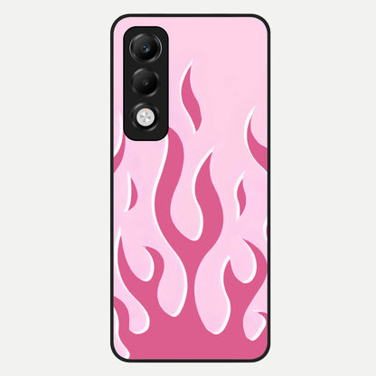  Blush Flame Energy Glass Case For Oppo K13x 5G back cover – full design glossy printed glass finish