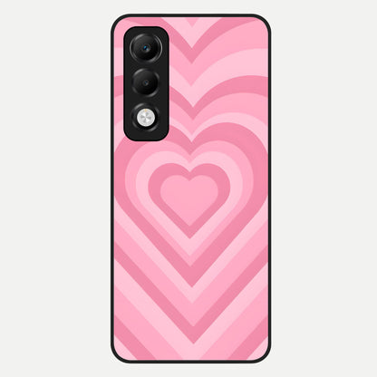  Blush Heart Waves Glass Case For Oppo K13x 5G back cover – full design glossy printed glass finish