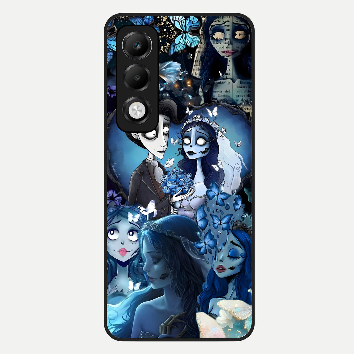  Butterfly Ghost Soul Glass Case For Oppo K13x 5G back cover – full design glossy printed glass finish