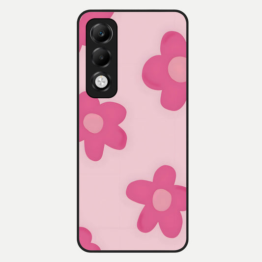  Candy Bloom Dreams Glass Case For Oppo K13x 5G back cover – full design glossy printed glass finish