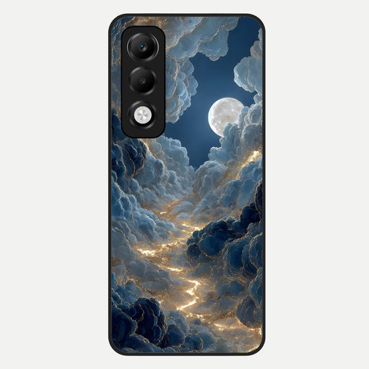  Celestial Cloud Road Glass Case For Oppo K13x 5G back cover – full design glossy printed glass finish