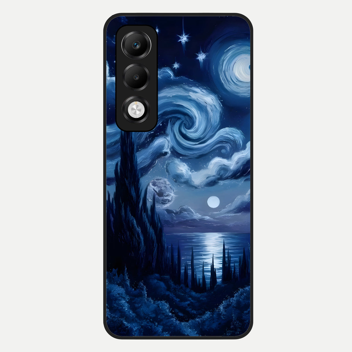  Celestial Dream Van Gogh Glass Case For Oppo K13x 5G back cover – full design glossy printed glass finish