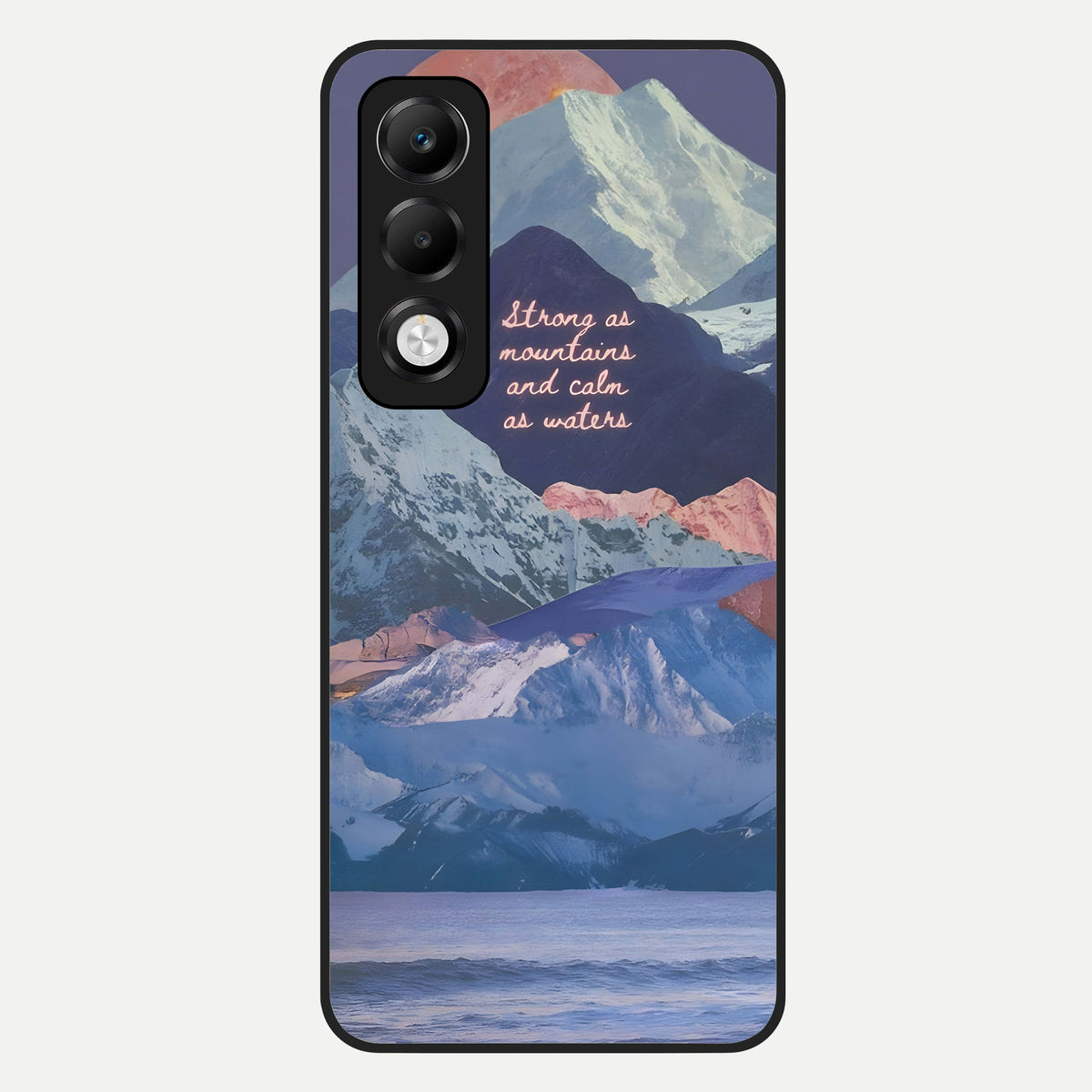  Celestial Mountain Calm Glass Case For Oppo K13x 5G back cover – full design glossy printed glass finish