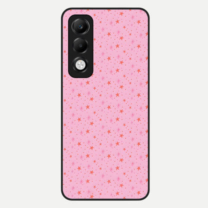  Cosmic Pink Sparkle Glass Case For Oppo K13x 5G back cover – full design glossy printed glass finish