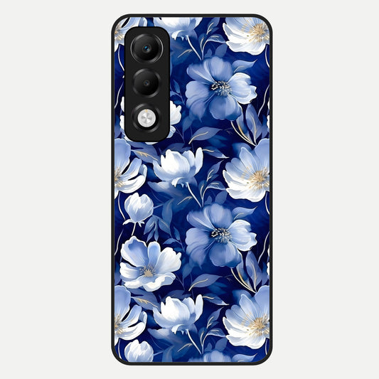  Cute Floral Patterns Glass Case For Oppo K13x 5G back cover – full design glossy printed glass finish