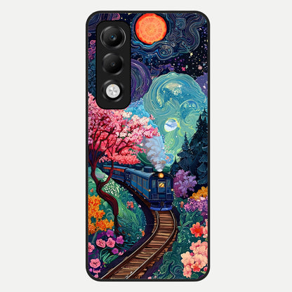  Digital Art Glass Case For Oppo K13x 5G back cover – full design glossy printed glass finish