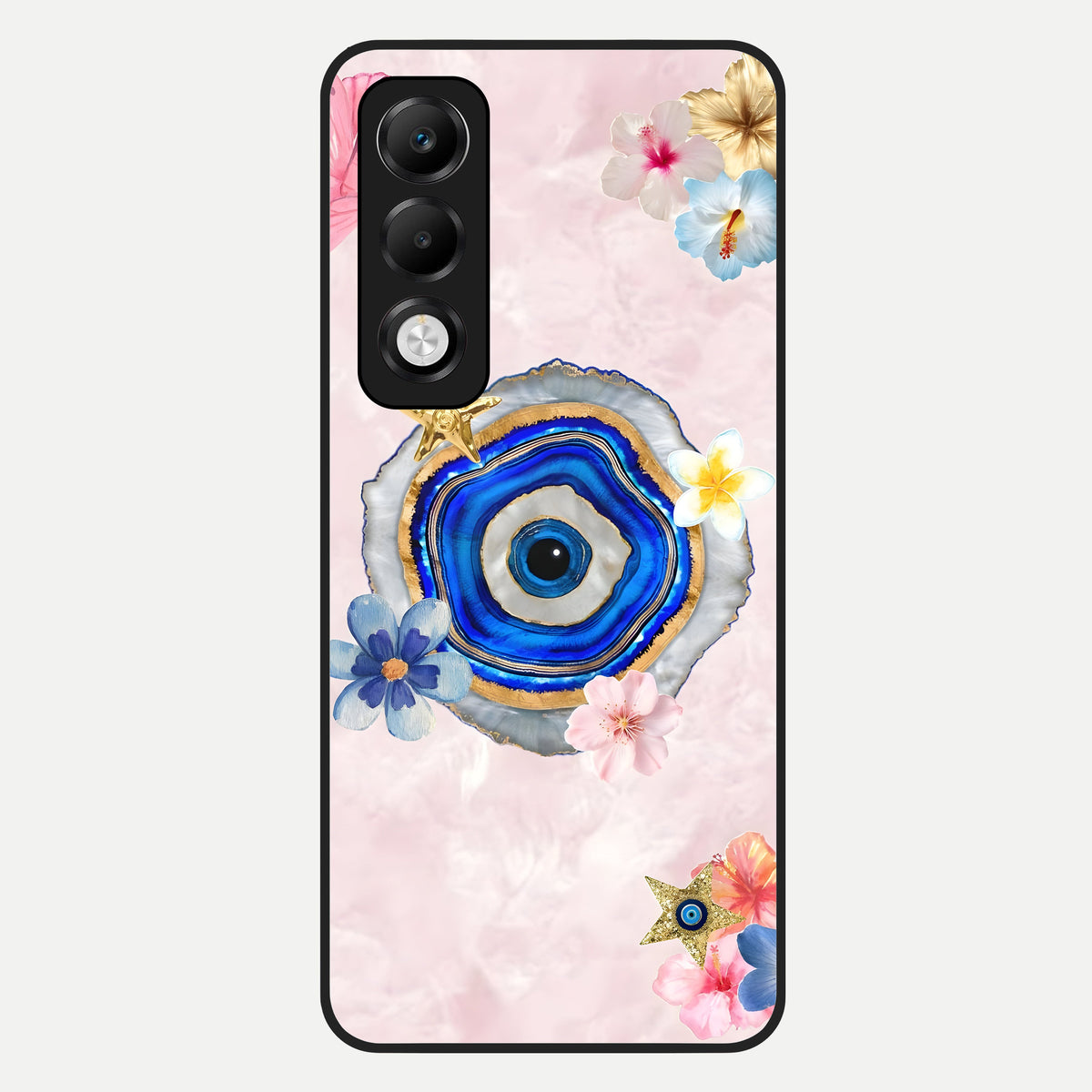  Divine Aura Bloom Glass Case For Oppo K13x 5G back cover – full design glossy printed glass finish