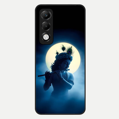  Divine Moon Flute Glass Case For Oppo K13x 5G back cover – full design glossy printed glass finish
