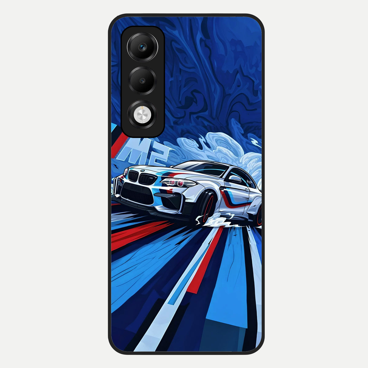  Drift Power Rush Glass Case For Oppo K13x 5G back cover – full design glossy printed glass finish