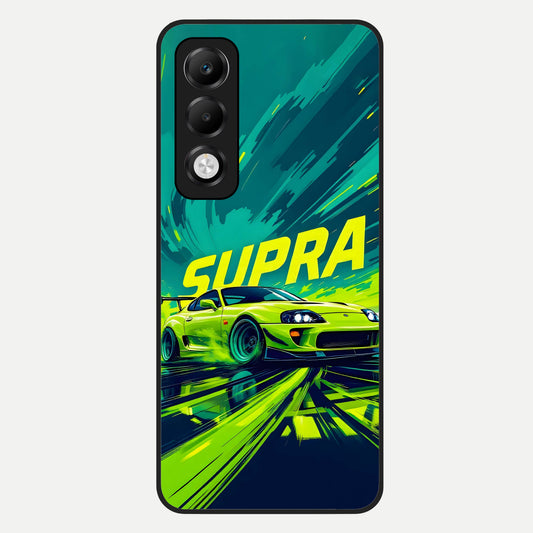  Electric Supra Thunder Glass Case For Oppo K13x 5G back cover – full design glossy printed glass finish