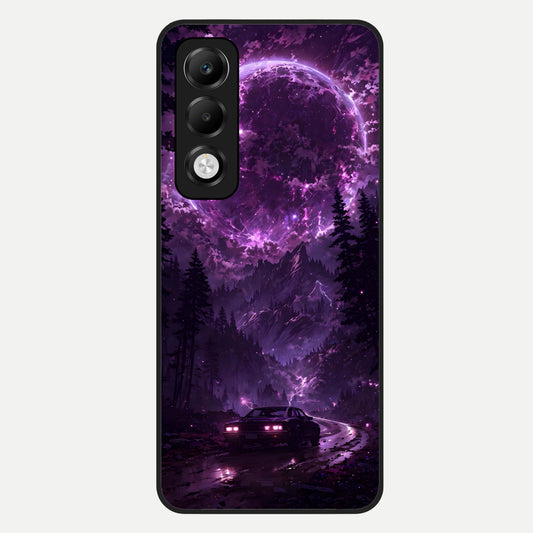  Eternal Cosmic Drive Glass Case For Oppo K13x 5G back cover – full design glossy printed glass finish