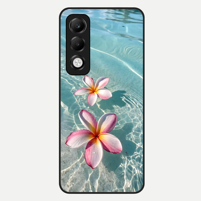  Floating Bloom Bliss Glass Case For Oppo K13x 5G back cover – full design glossy printed glass finish