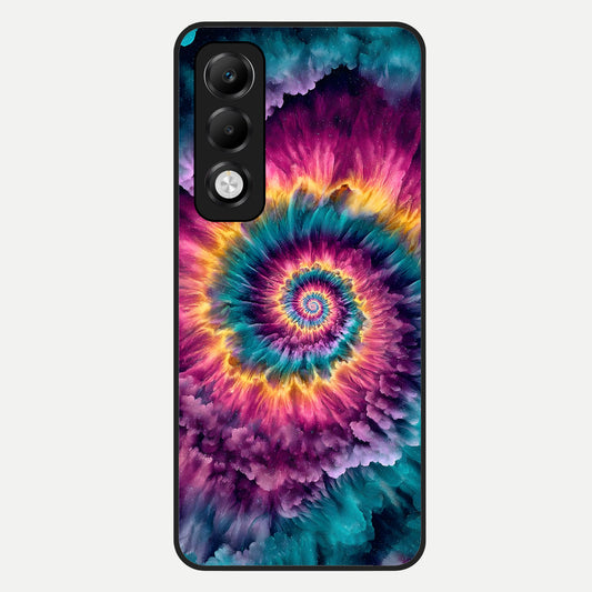  Galactic Spiral Burst Glass Case For Oppo K13x 5G back cover – full design glossy printed glass finish