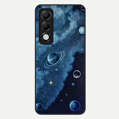 Galaxy Dream Space Glass Case For Oppo K13x 5G back cover – full design glossy printed glass finish