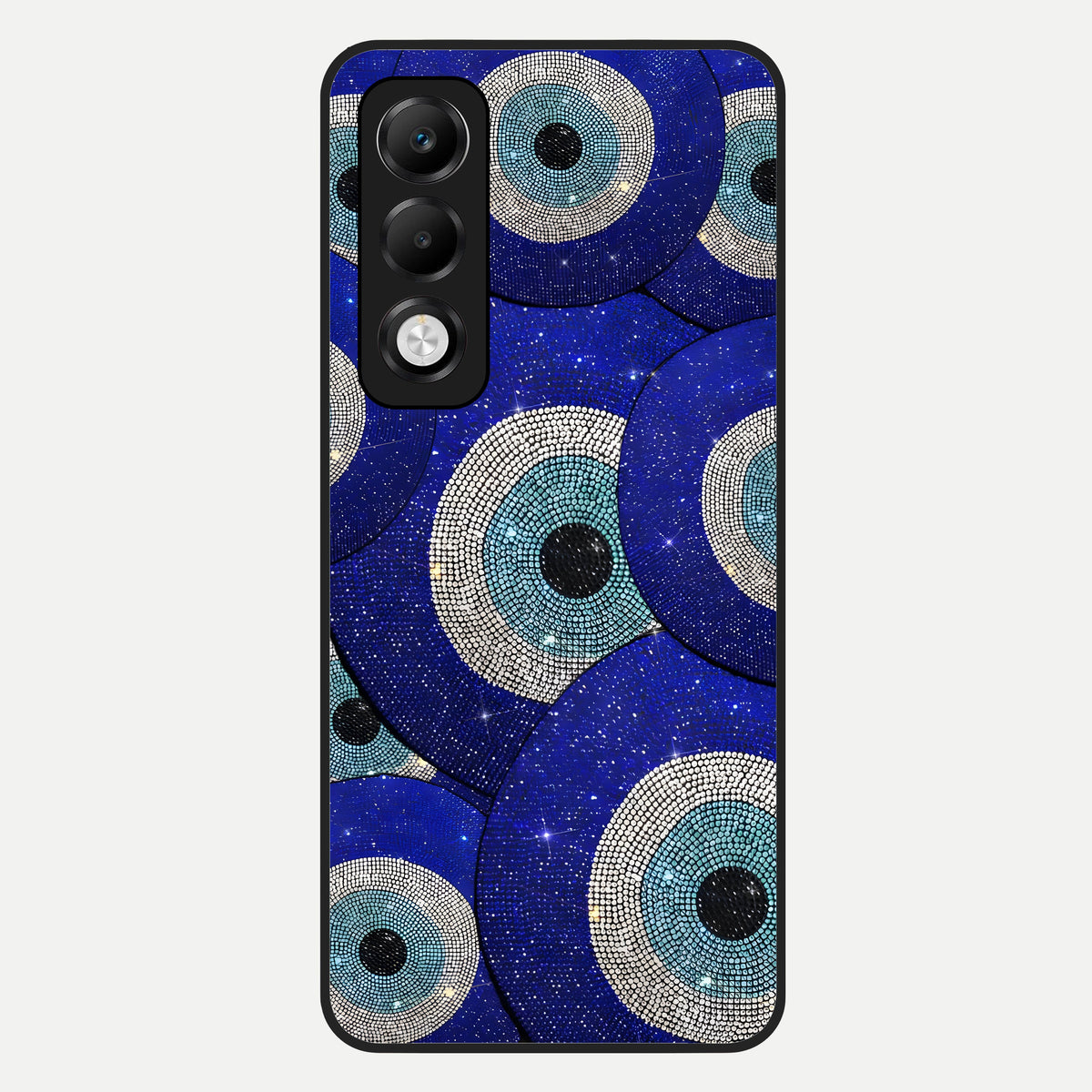 Galaxy Eye Flow Glass Case For Oppo K13x 5G back cover – full design glossy printed glass finish